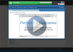 Free-form HTML
