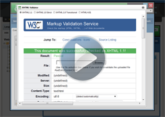 HTML Validation