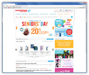 Shoppers Drug Mart Screenshot